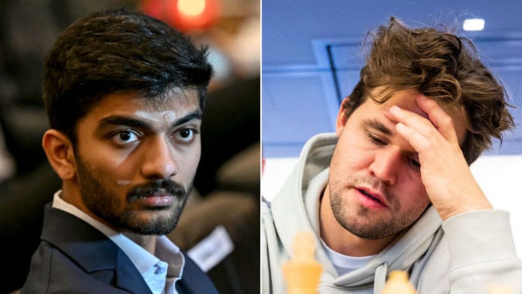 Gran maestro de ajedrez indio Gukesh Dommaraju responde al golpe de mesa de Magnus Carlsen