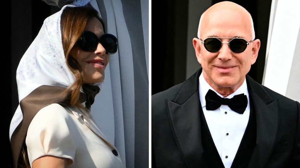 Lauren Sánchez y Jeff Bezos están oficialmente casados: informe