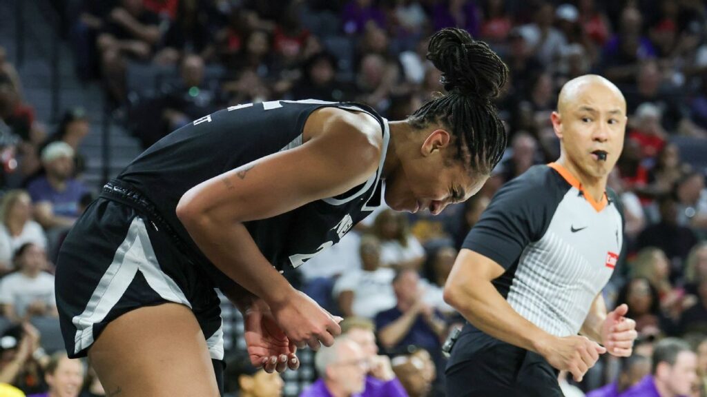 ACES: A’ja Wilson, en Duda Contra Wings por Una Lesión en la Cabeza