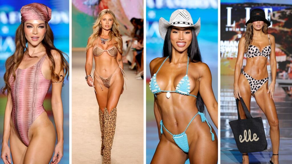Micro bikinis, impresiones en negrita y las tendencias más populares en Miami Swim Week 2025