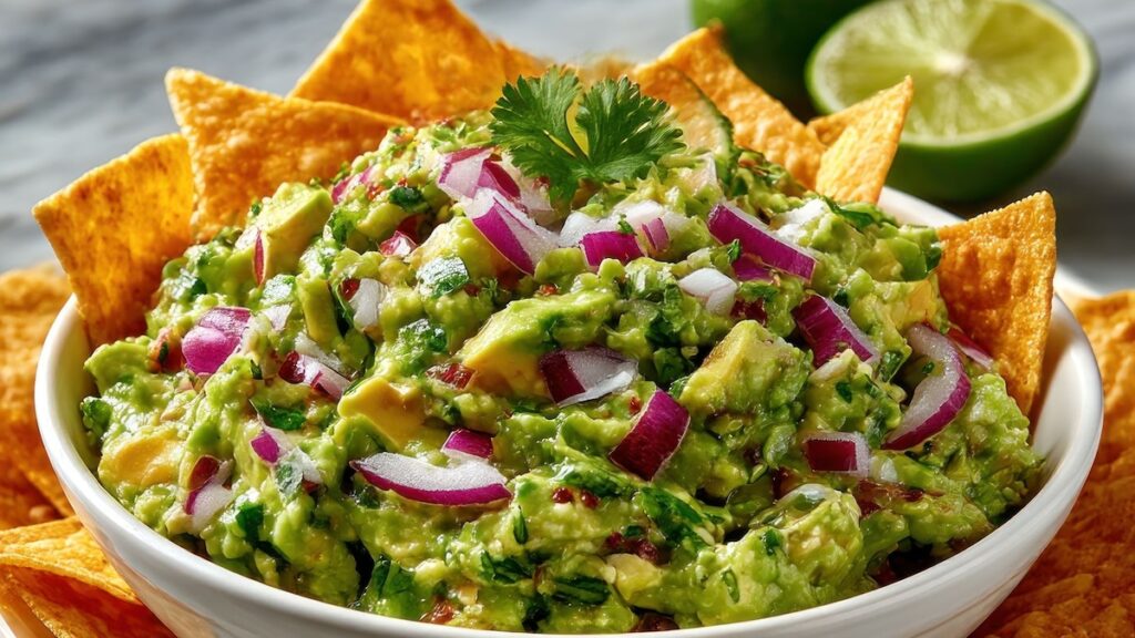 Esta receta fácil de guacamole es el salsa de verano que sus chips han estado esperando
