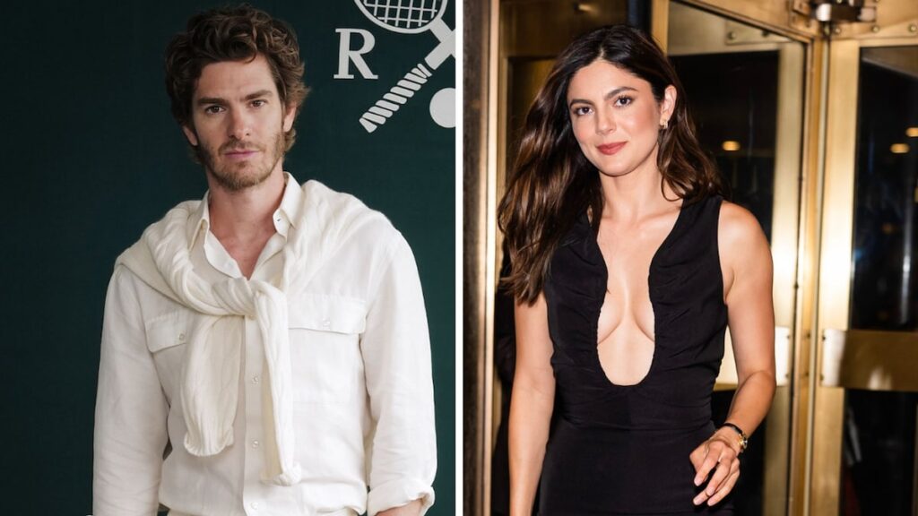 Monica Barbaro y Andrew Garfield comparten PDA con atuendos a juego en Wimbledon