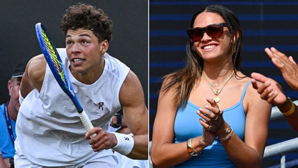Trinity Rodman se ve locamente enamorada viendo a Ben Shelton jugar en Wimbledon