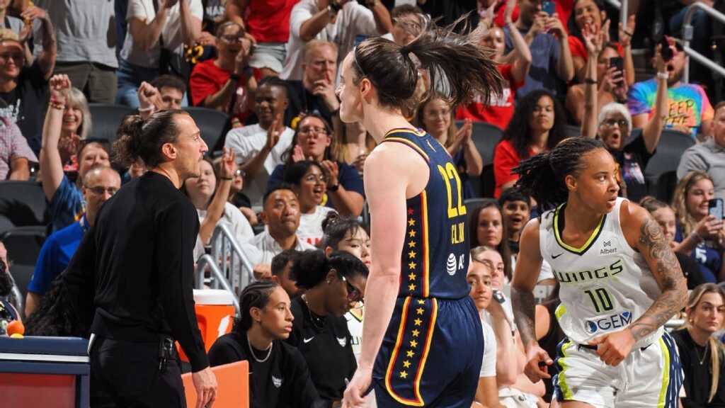 Caitlin Clark y Fever Vencen A Paige Bueckers y Wings 102-83