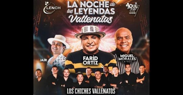 “La Noche de Lasyendas Vallenatas” Llegará A Venezuela