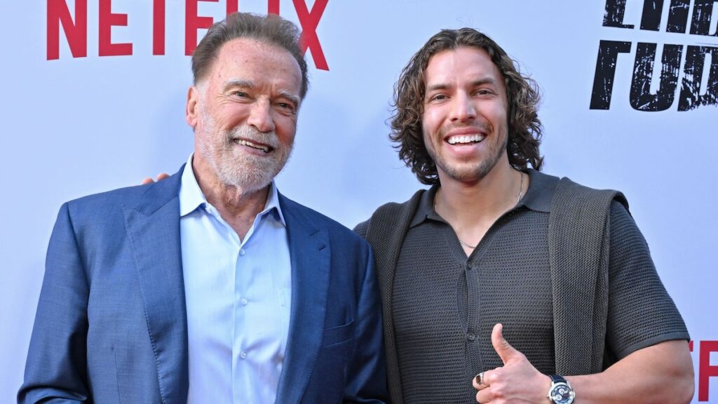 El hijo de Arnold Schwarzenegger, Joseph Baena, comparte el retroceso de “gordito” en video divertido