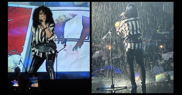 ¡Bajo la Lluvia! Karina ofreció un concierto mágico en San Diego