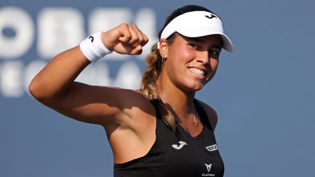 La estrella en ascenso Jessica Bouzas Maneiro se abre antes de su primer juego de 2025 US Open First