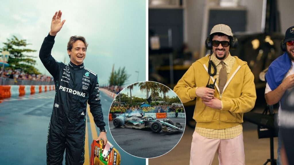 Bad Bunny y Esteban Gutiérrez hicieron la historia de la Fórmula 1 en Puerto Rico
