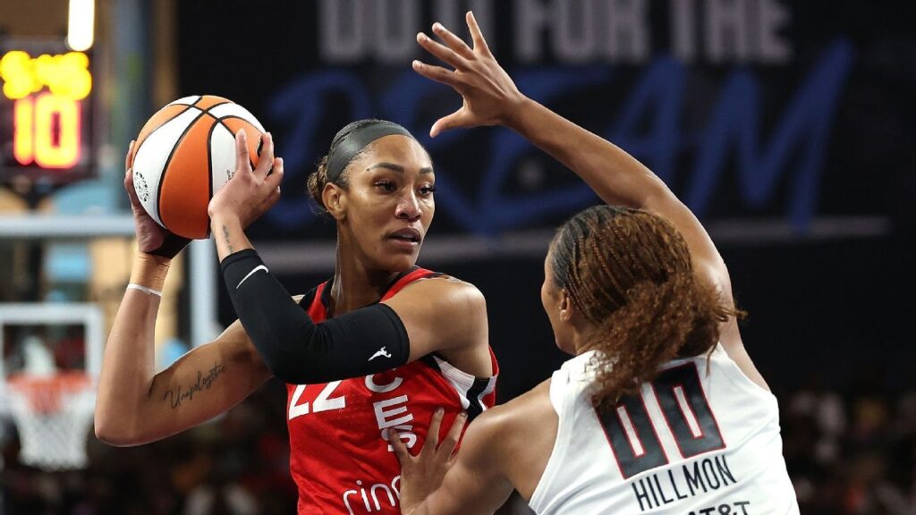 A’ja Wilson Suma 34 Puntos y Las Aces Logran Su 12.ª Victoria Consecutiva