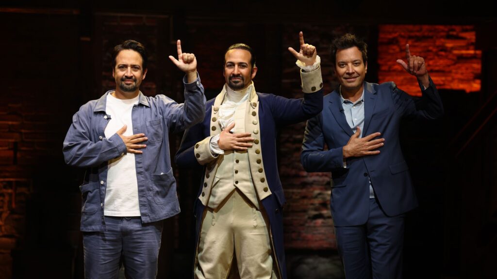Lin-Manuel Miranda y Jimmy Fallon interpretan canciones ‘Hamilton’ con instrumentos de juguete (video)