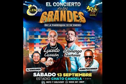 Luisito Carrión y Domingo Quiñones Prometen un concierto inolvidable en caracas