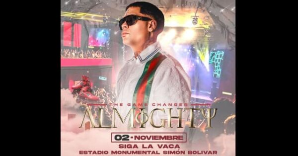 Todopoderoso Llegará Con su “Tour de Endiosau” una Venezuela