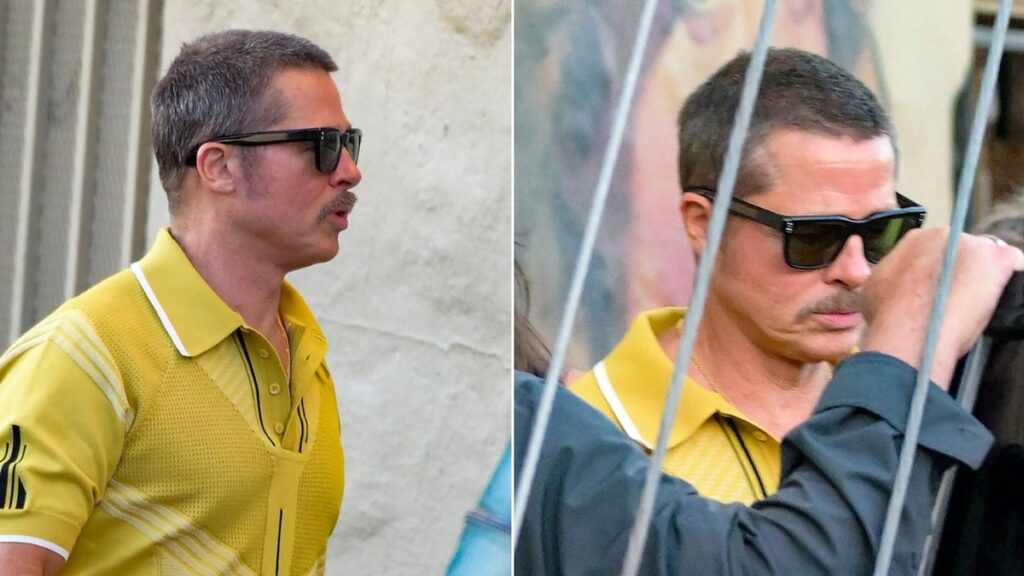 Primer mirada al nuevo estilo de Brad Pitt, un retroceso a su era más icónica
