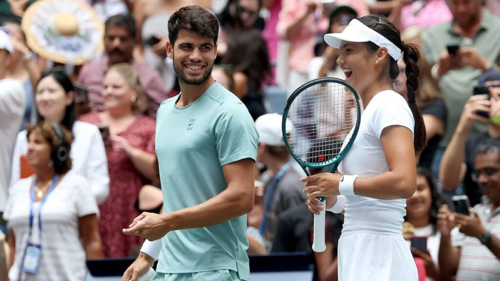 La química y la cercanía entre Carlos Alcaraz y Emma Raducanu sigue llegando a los titulares en el US Open