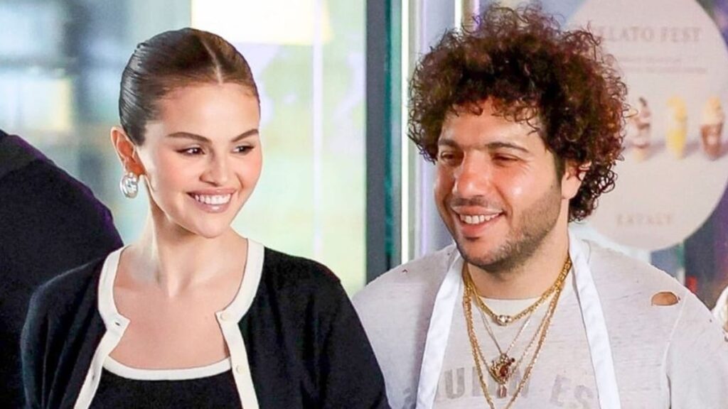 Selena Gomez canales retro ’60 Glam on Date Night con Benny Blanco en Eataly