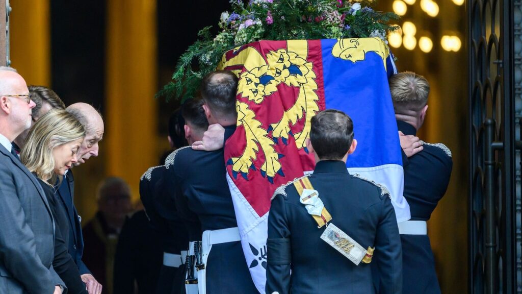 El duque de Kent se unió a los niños en la primera aparición pública desde la muerte de su esposa