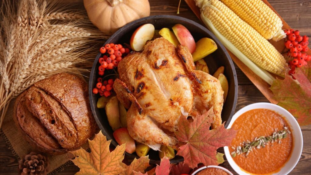 Incluyendo té, avena durante la noche y pollo asado