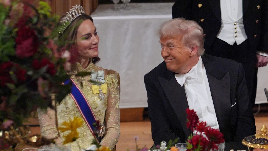Lo que dijo Donald Trump sobre la princesa de Gales en Windsor Castle