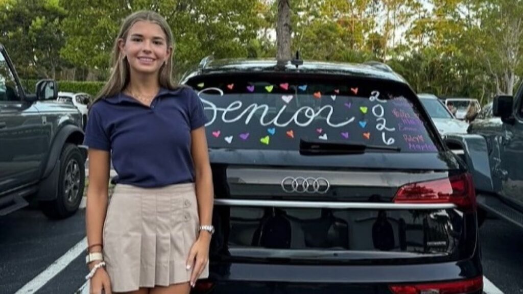 Kai Trump comparte la preparación de regreso a la escuela de último año en un nuevo video