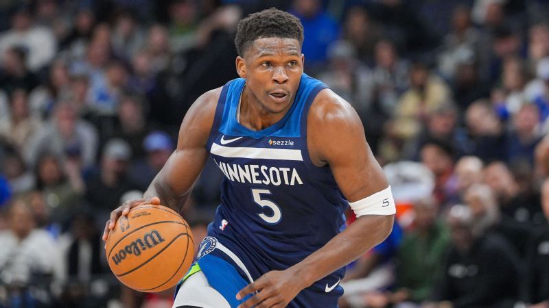 Anthony Edwards se perderá 2 semanas, según fuentes