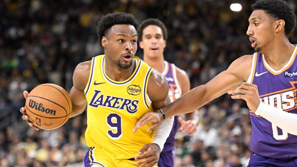 Bronny James Debuta en Pretemporada de los Lakers