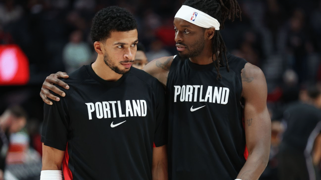 Trail Blazers renuevan a Shaedon Sharpe y Toumani Camara, agentes