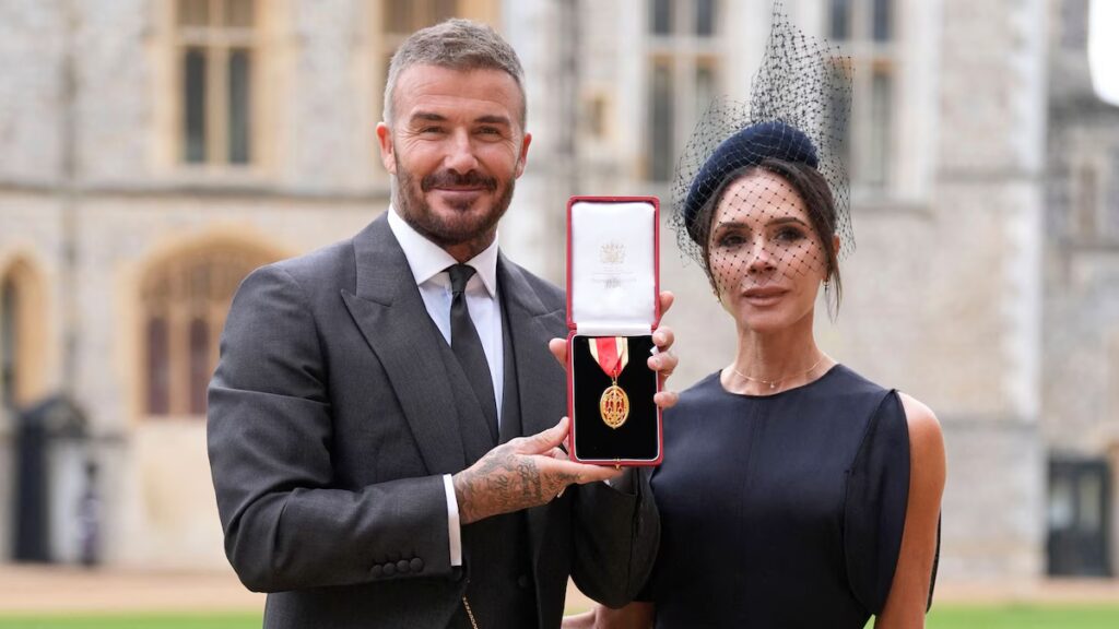 Diseña el traje Windsor de David Beckham