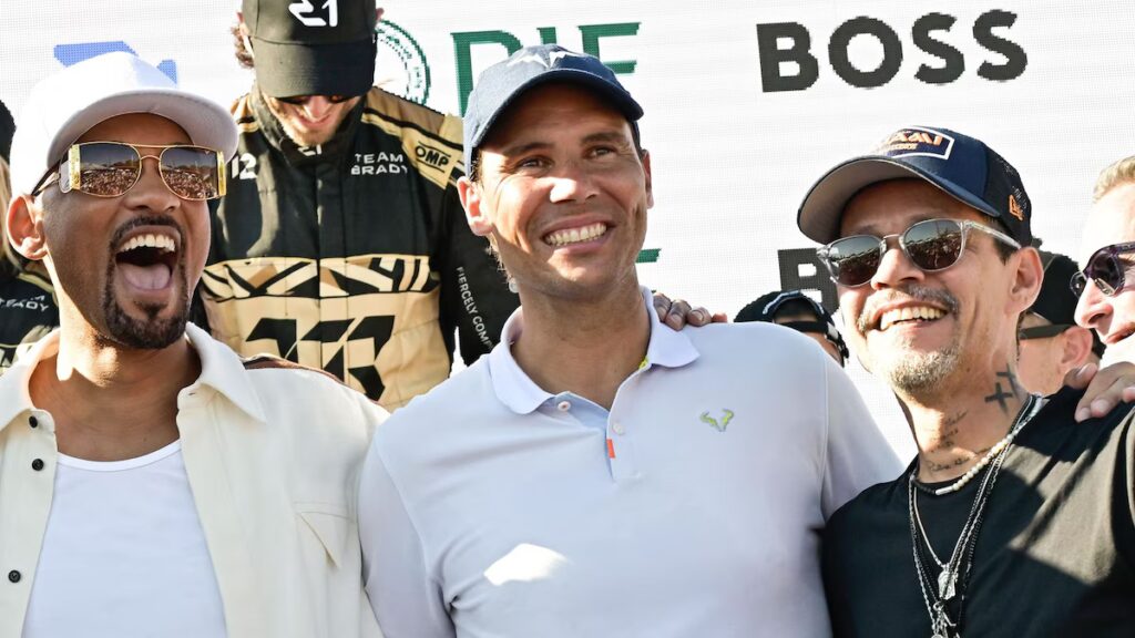 Rafa Nadal, Marc Anthony y Will Smith aportan poder estelar al Gran Premio E1 de Miami