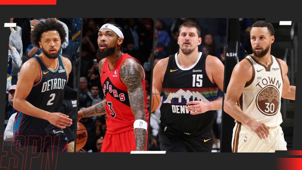 Detroit y Toronto, imparables; Jokic y Curry, dominadores de la NBA