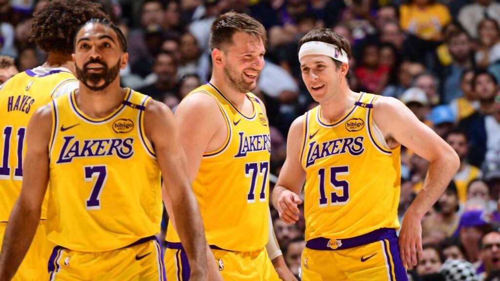 Los Lakers descartan a Luka Doncic y Austin Reaves vs. Trail Blazers