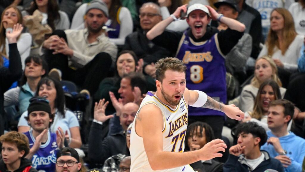 Show de Doncic en el triunfo de los Lakers; Thunder y Suns, en racha positiva en la NBA