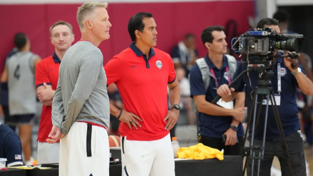 Steve Kerr elogia la “gran elección” de Erik Spoelstra para entrenar en Estados Unidos