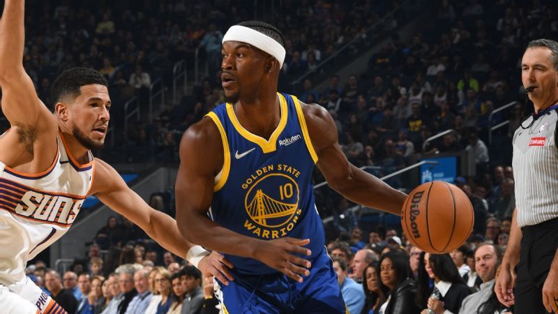 Warriors: Butler (espalda) lastimado, Curry fuera el miércoles