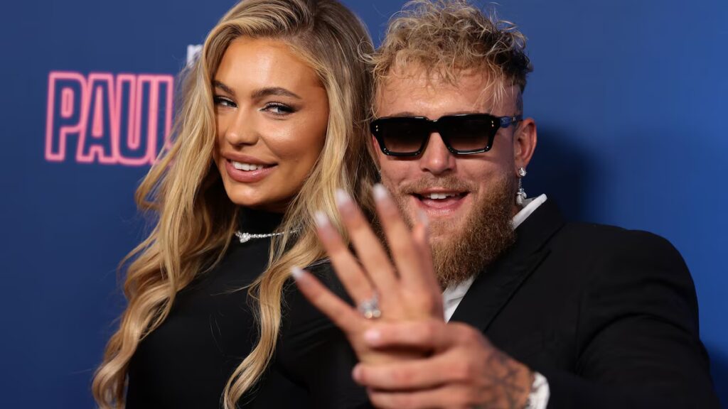 Jake Paul observa cómo su prometida Jutta Leerdam se derrumba después de las pruebas olímpicas