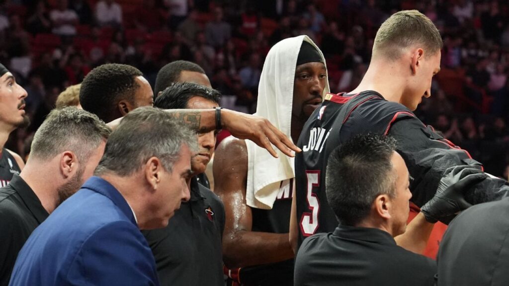 Heat: Nikola Jovic sufre una lesión de codo ante Raptors