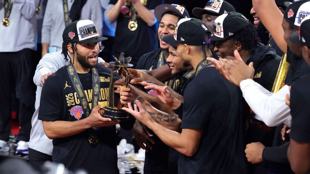 Jalen Brunson, MVP de la final de la Copa NBA 2025