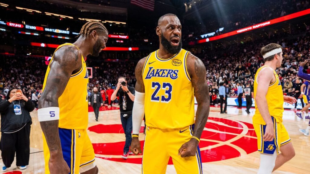 Los Lakers ganaron en el fin de la racha de LeBron James; ganaron, además, Sixers y Celtics