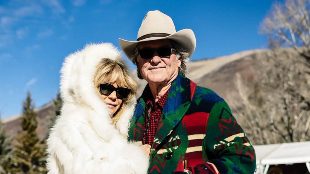 Kurt Russell y Goldie Hawn traen un acogedor estilo navideño a Aspen