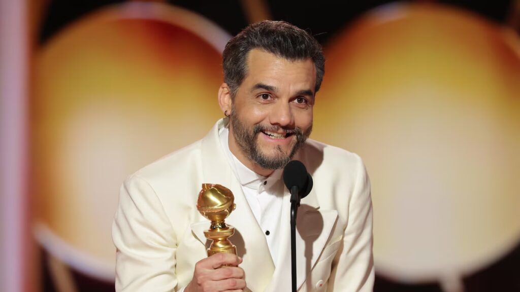 El actor brasileño Wagner Moura hace historia en los Globos de Oro con una victoria histórica