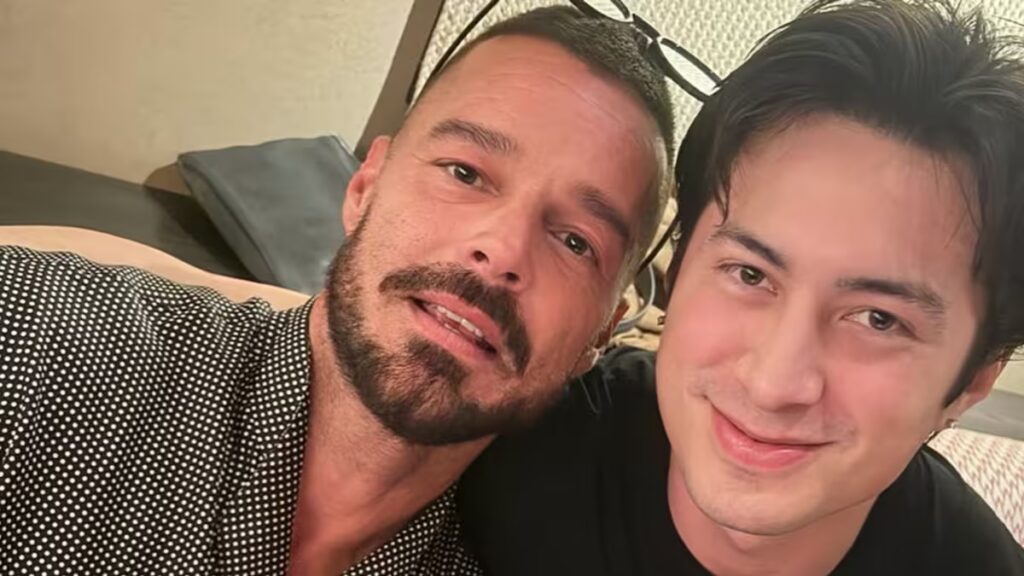 Ricky Martin y la estrella de ‘Heated Rivalry’ Hudson Williams comparten un dulce momento en Milán