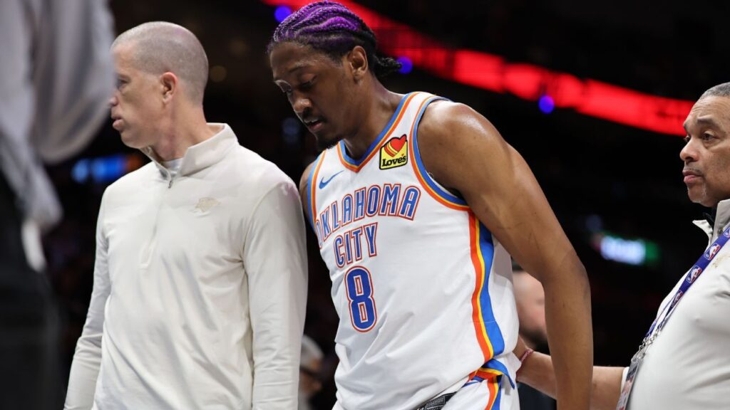 Jalen Williams, Thunder, perderá el juego del lunes