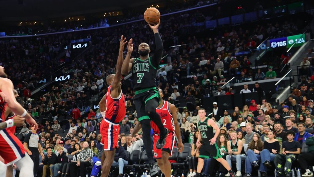 Jaylen Brown brilló en la victoria de los Celtics; Sixers y Mavericks, con triunfos importantes