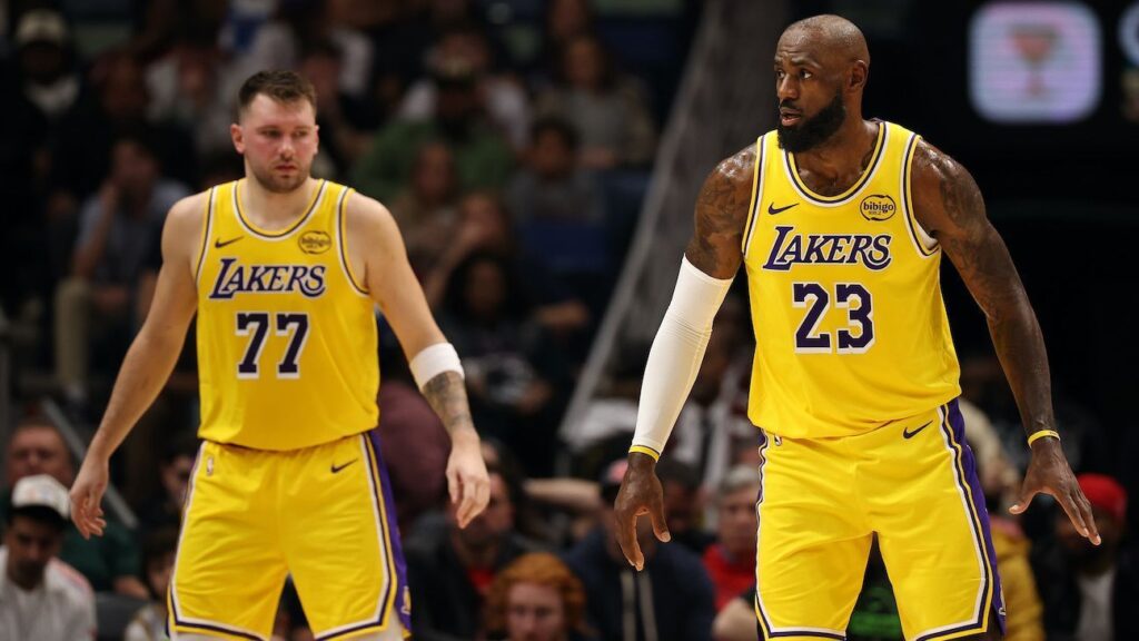 Lakers: los problemas que enfrentan con LeBron y Doncic en la duela