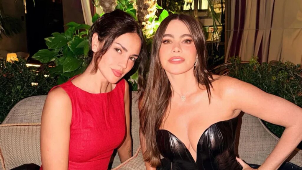 Sofía Vergara y Eiza González se gemelas con looks inspirados en encaje transparente durante una noche de fiesta en Los Ángeles