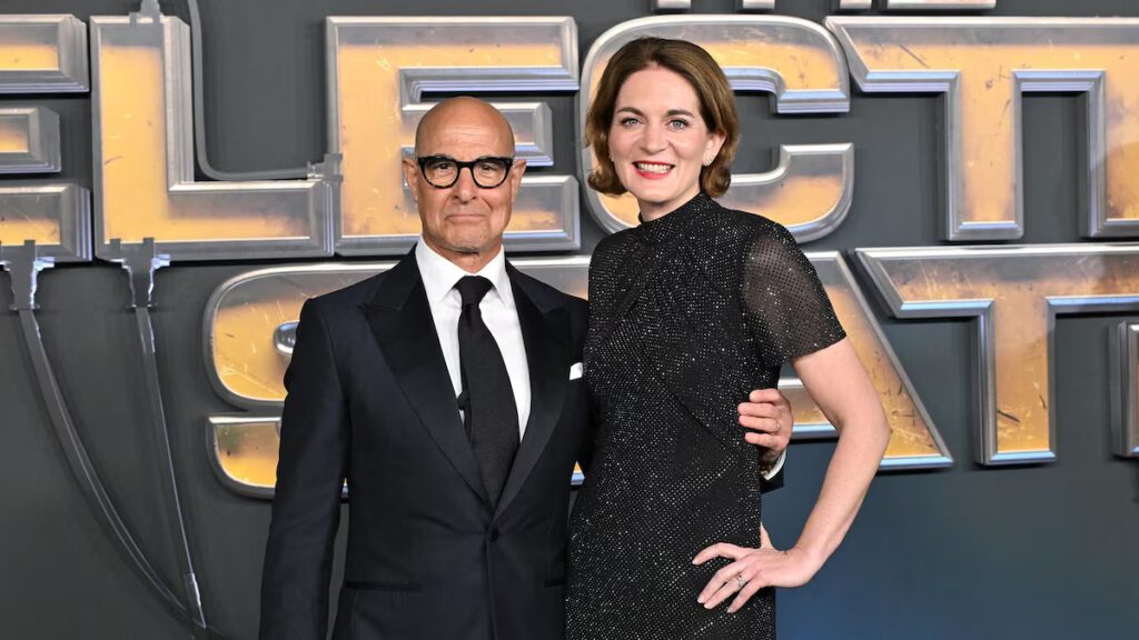 Stanley Tucci dice que tal vez no vea envejecer a Felicity Blunt