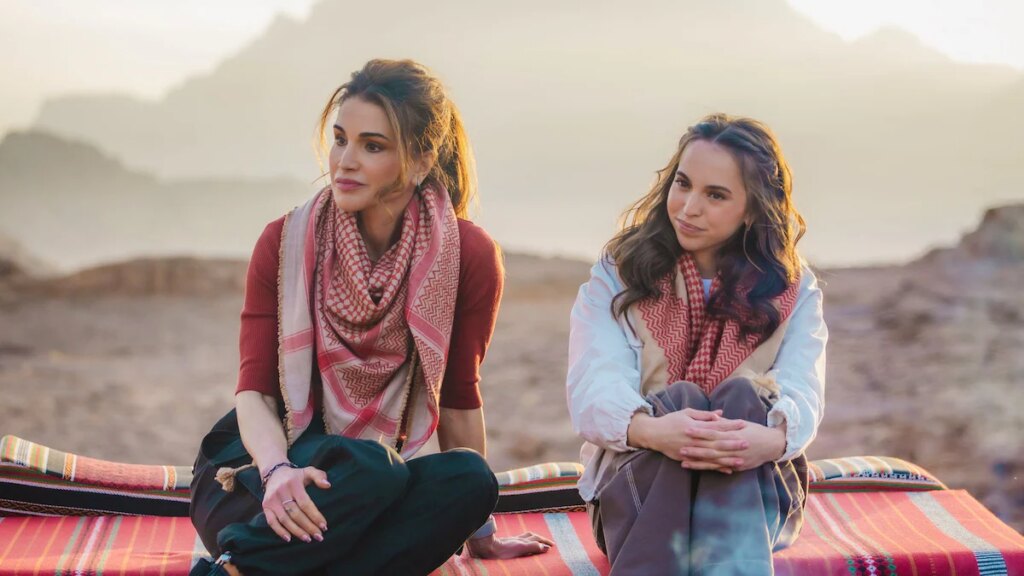 Dentro del raro viaje por el desierto de la reina Rania y la princesa Salma a través de Wadi Rum