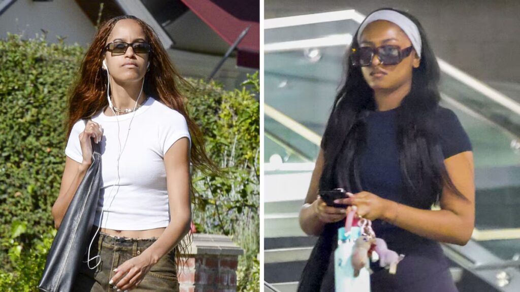 Cómo Sasha y Malia Obama equilibran su silueta con jeans anchos y acampanados