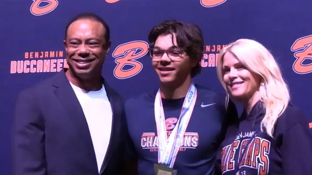 Tiger Woods y Elin Nordegren se reúnen para celebrar el nacimiento de su hijo Charlie, casi 20 años después del divorcio