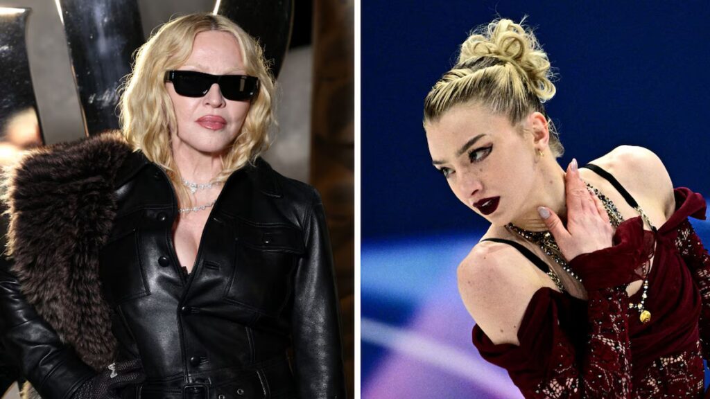 El mensaje sorpresa de Madonna a Amber Glenn en los Juegos Olímpicos de Invierno de 2026 provoca un momento emotivo